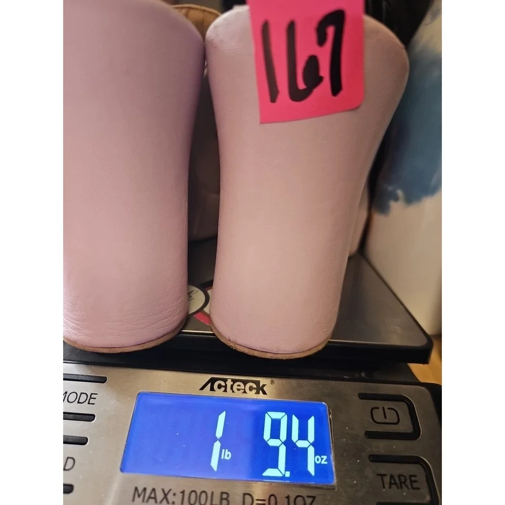 Zara Soft Pink Leather Platform Sandals Sz 7‎ Lilac Oriental Soft Girl #167